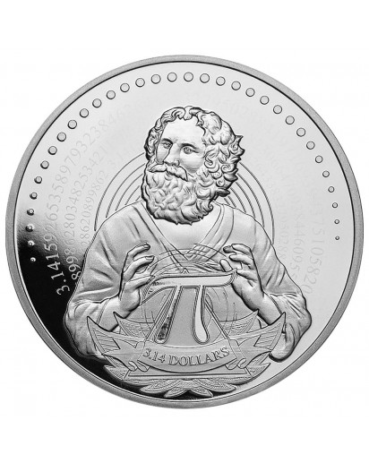 Solomon Inseln 2021  Kreiszahl Pi Silber 1 oz