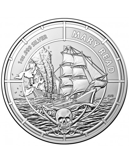 Salomon Inseln 2022  Mary Read - Pirate Queens Silber 1 oz