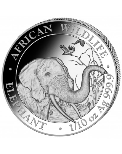 Somalia 2018   Elefant 10 oz Silber
