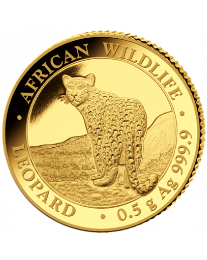 Somalia  2018  Leopard   Gold 0,5 g