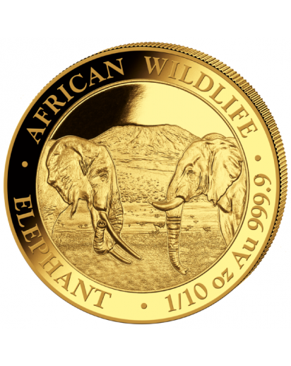 Somalia 2020  Elefant  Gold 1/10 oz