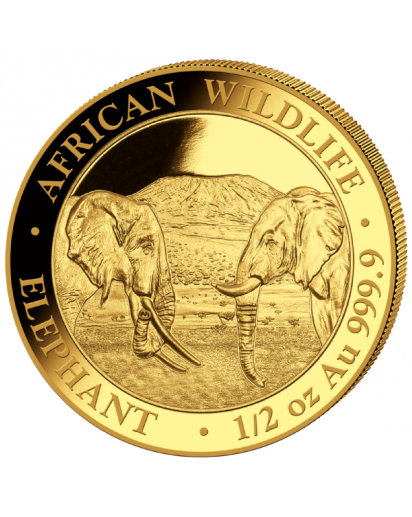 Somalia 2020   Elefant  Gold 1/2 oz