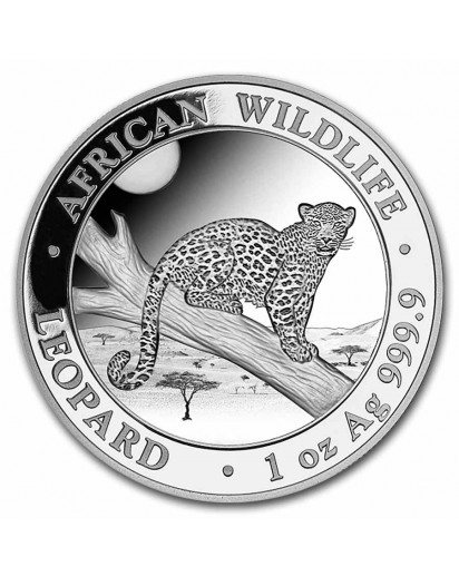 Somalia 2021  Leopard 1 oz Silber