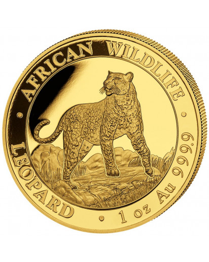 Somalia 2022  Leopard  Gold 1 oz