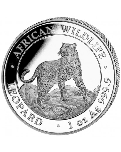 Somalia 2022  Leopard 1 oz Silber