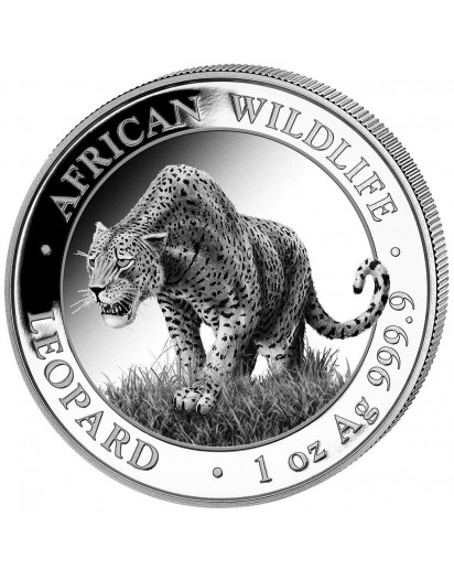 Somalia 2023  Leopard 1 oz Silber