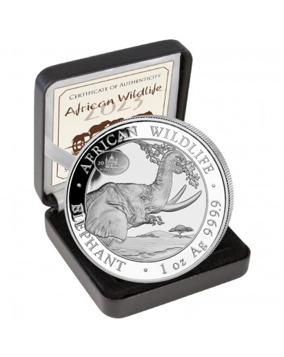 Somalia 2023  Elefant WMF Privy  Berliner Dom   Auflage 1000 Stück 1 oz Silber