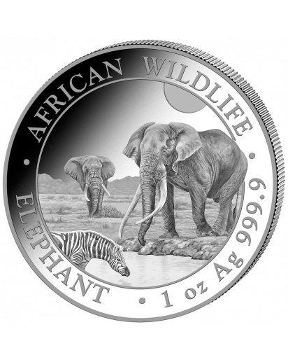 Somalia 2026  Elefant 1 oz Silber