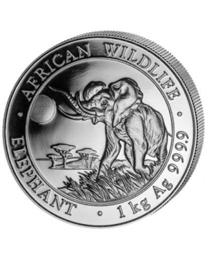 Elefant 2016 Somalia 1 Kilo Silber