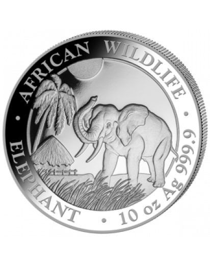 Somalia 2017   Elefant 10 oz Silber