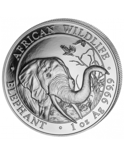 Somalia 2018   Elefant 1 oz Silber