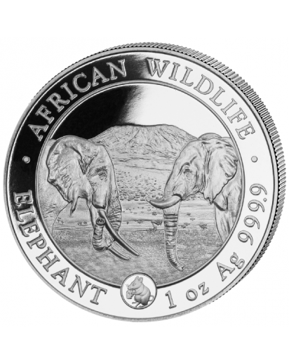 Somalia 2020 Elefant   Privy Maus  1 oz Silber