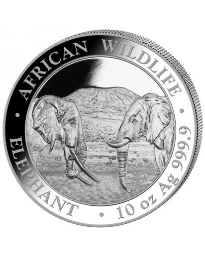 Somalia 2020  Elefant 10 oz Silber
