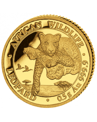 Somalia  2020 Leopard   Gold 0,5 g