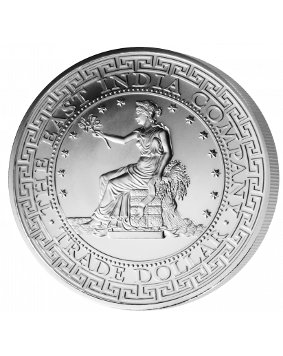 St. Helena 2018   US Trade Dollar Britannia Silber 1 oz