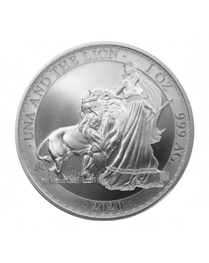 St. Helena 2020 Una & The Lion  Silber 1 oz