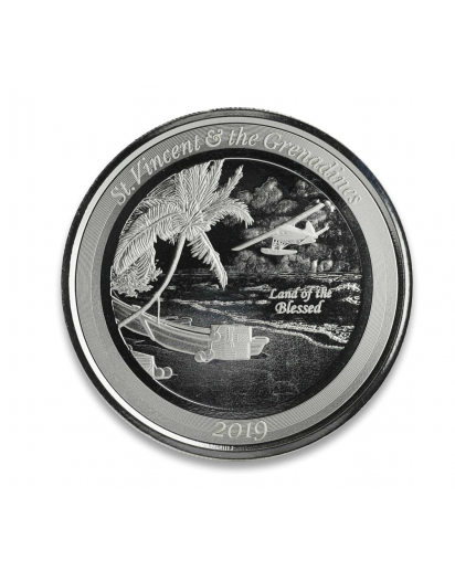 ST. VINCENT & GRENADINES 2019 - Seaplane  EC8 Serie Silber 1 oz