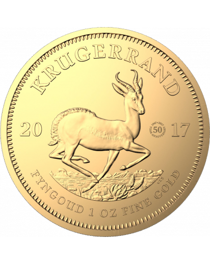 Südafrika 2017    50 JAHRE KRÜGERRAND    Gold 1 oz  