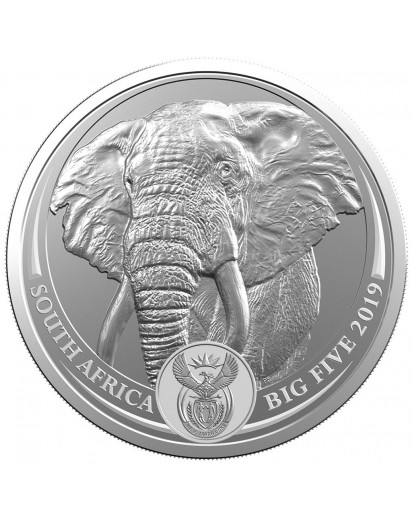 Südafrika 2019  BIG FIVE - ELEFANT Silber 1 oz