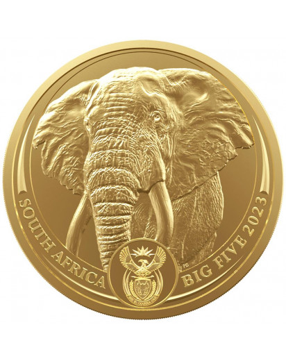 Südafrika 2023  BIG FIVE - ELEFANT Gold 1 oz Bullionmünze