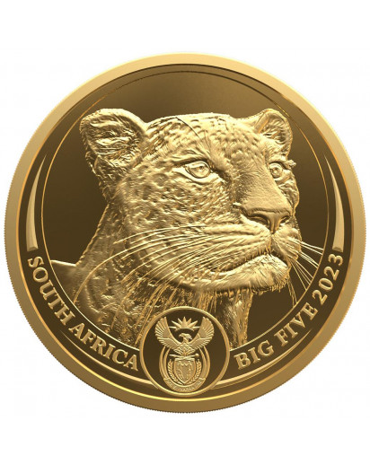 Südafrika 2023  BIG FIVE - LEOPARD Gold 1 oz PP 2. Serie