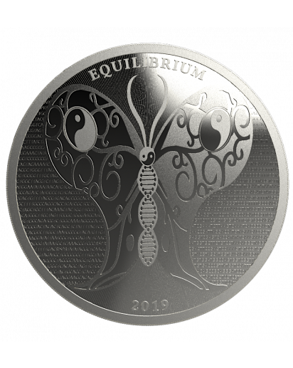 Tokelau 2019 Equilibrium - Gleichgewicht Silber 1 oz bu