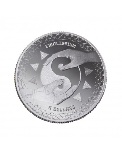 Tokelau 2020 Equilibrium - Gleichgewicht Silber 1 oz