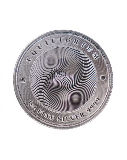 Tokelau 2021 Equilibrium - Gleichgewicht Silber 1 oz bu