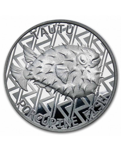 Tokelau 2021 Porcupine - Igelfisch Silber 1 oz