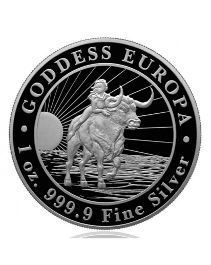 Tokelau 2022  GODDESS EUROPA  Silber 1 oz 