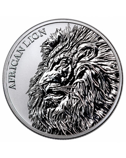Tschad 2018  Afrikanischer Löwe  Silber 1 oz