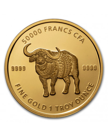 Tschad 2020 Mandala Buffalo - Büffel Gold 1 oz
