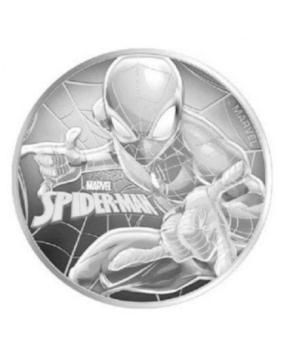 Tuvalu 2017  Marvel Spiderman Silber 1 oz  