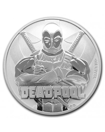 Tuvalu 2018  Marvel   Deadpool   Silber 1 oz  