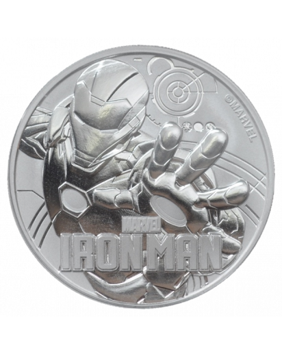 Tuvalu 2018  Marvel   Ironman   Silber 1 oz  