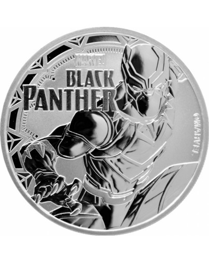 Tuvalu 2018  Marvel Black Panther Silber 1 oz  