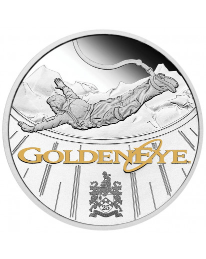 Tuvalu 2020  GOLDENEYE - JAMES BOND 007  Silber 1 oz  PP