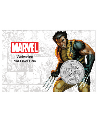 Tuvalu 2021  Marvel  WOLVERINE  Silber 1 oz  BLISTER