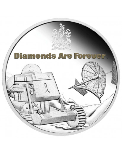 Tuvalu 2021 Diamonds are forever - JAMES BOND 007  Silber 1 oz  PP