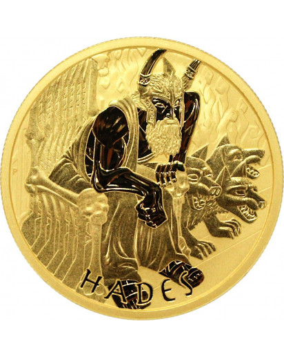 Tuvalu 2021 Hades - Gods of Olymp Gold 1 oz