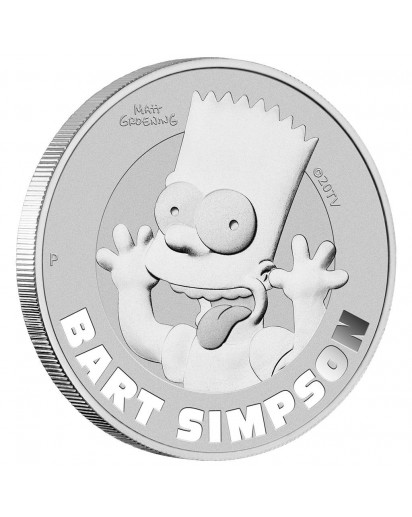 Tuvalu 2022 BART SIMPSON Silber 1 oz  