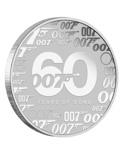 Tuvalu 2022  60 Jahre JAMES BOND 007 Silber 1 oz