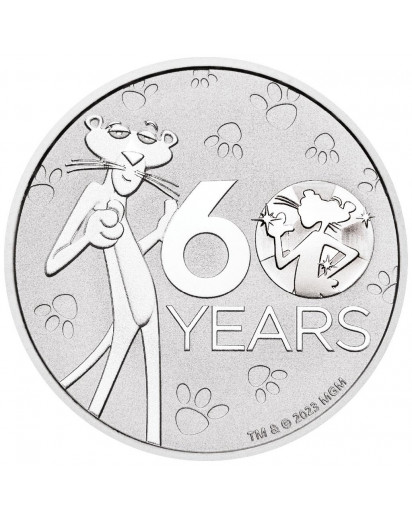 Tuvalu 2024 PINK PANTHER - Der rosarote Panther  Silber 1 oz