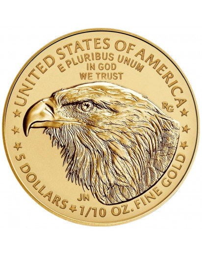 USA 2021  American Eagle  Gold 1/10 oz  TYPE 2