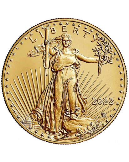 USA 2022  American Eagle  Gold 1/10 oz 