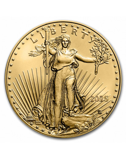 USA  2025  American Eagle   Gold 1/4 oz 