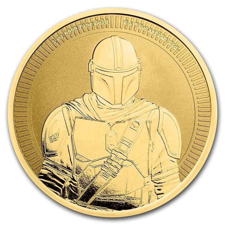 Niue 2021 The Mandalorian Star Wars Gold 1 oz