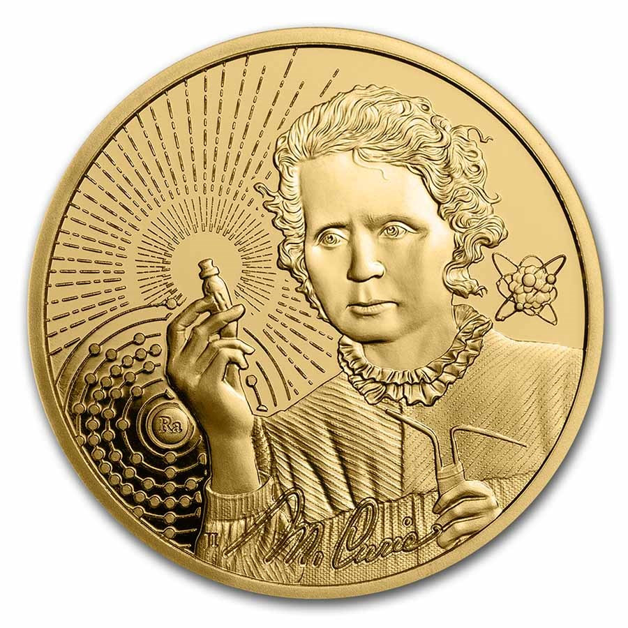 Niue 2023 Icons of Inspiration - GOLD 1 oz PP MARIE CURIE Preis Wert