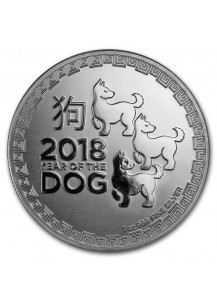 Niue 2018  Jahr des Hundes - 3 Hunde Silber 1 oz