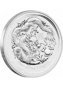 Jahr des Drachen  Silber 2 oz